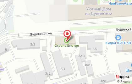Столовая Соляночка на Дудинской улице на карте