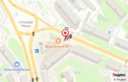 Ложка на улице Мира на карте