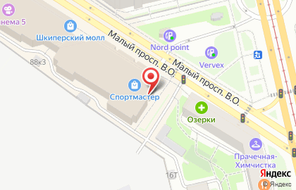 Студия загара Sunpoint в Василеостровском районе на карте