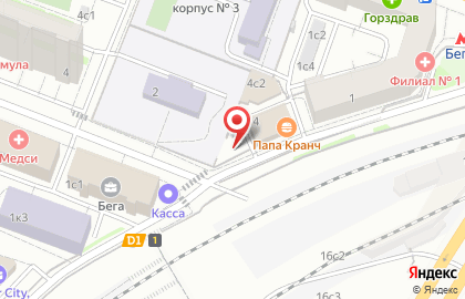 Бега на Беговой на карте