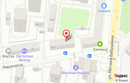 Детский сад Горница-Узорница в Бабушкинском районе на карте