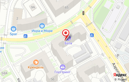 Магазин разливного пива в Калининграде на карте