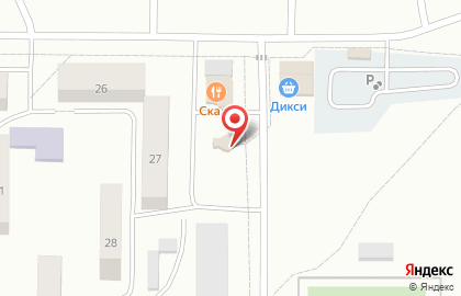 Супермаркет Перекрёсток в 1-м микрорайоне на карте