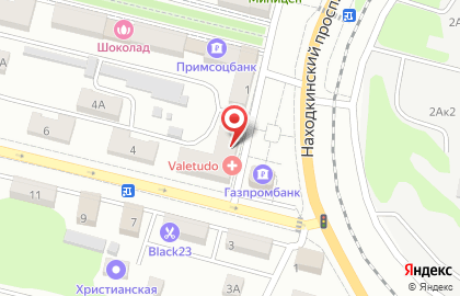 Магазин цветов Роза ДВ Int на улице Луначарского на карте