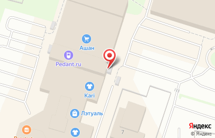 Гипермаркет Ашан на Московской улице на карте