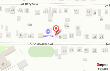 Транспортная компания АТК на Кисловодской улице на карте