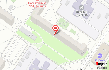 Центральная городская клиническая больница №6 на улице Академика Постовского на карте