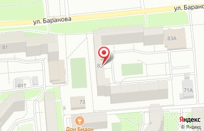 Монтажная компания БиС на улице Баранова на карте