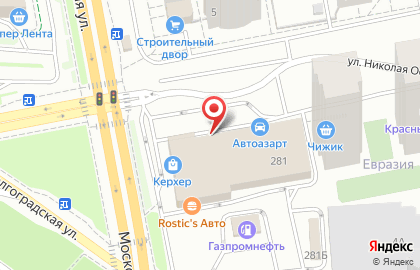 Авантайм на Московской улице на карте