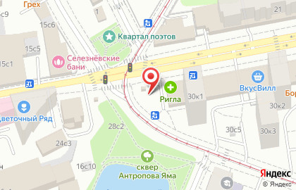 Green street на Селезнёвской улице на карте