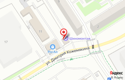 Продуктовый магазин на Сосновой, 13а на карте