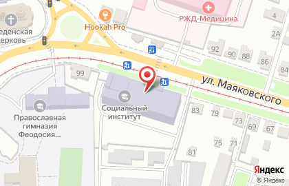 Автошкола Светофор в Железнодорожном районе на карте