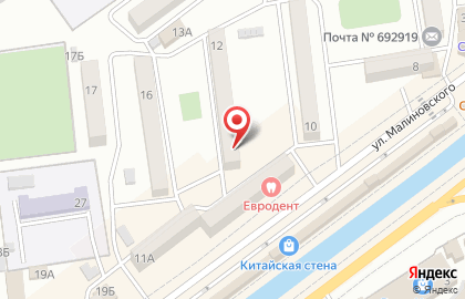 Продовольственный магазин В 2 шага на карте