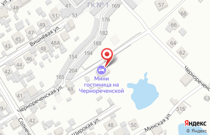 Гостиница Южная на Чернореченской улице на карте