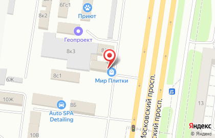 Магазин Мир Плитки на Московском проспекте на карте