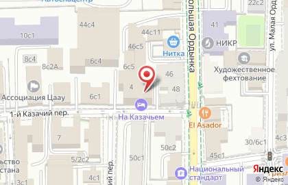 Ресторан при Отеле на Казачьем на карте