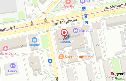 Магазин в Барнауле на карте