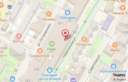Школа бизнеса Фабрика предпринимательства на Навагинской улице на карте