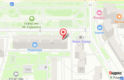 Фирменный магазин Мясокомбинат Звениговский на проспекте Максима Горького на карте