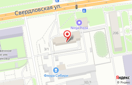 Гостиница в квартирах АПАРТАМЕНТЫ ТУРИСТ на Свердловской улице, 3 на карте