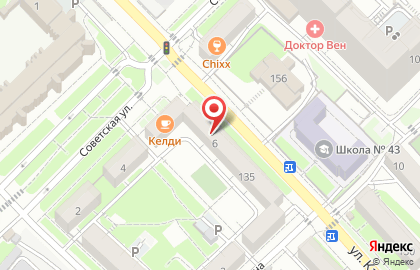 Гостиница Горизонт в Кировском районе на карте
