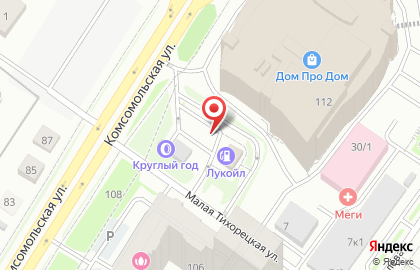 Банкомат ФКБ Петрокоммерц в Октябрьском районе на карте