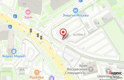 Сервисный центр Московский паркинг на Цимлянской улице на карте
