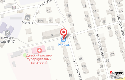 Гастроном Рабика на карте