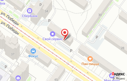 Супермаркет Лион в Орджоникидзевском районе на карте