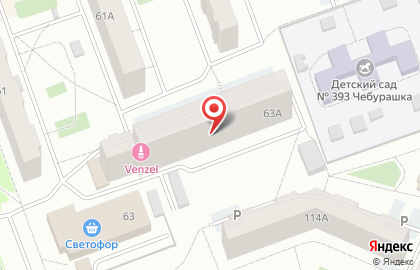 Бизнес Кард в Тракторозаводском районе на карте