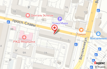 Зоомагазин Айболит на проспекте Славы на карте