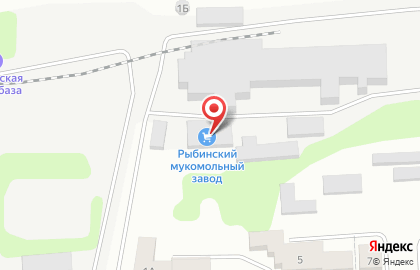 Рыбинский мукомольный завод на карте