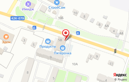 Супермаркет Пятёрочка в Липецке на карте