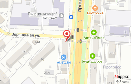 Магазин продовольственных магазинов Сокурские Хлеба на проспекте Строителей, 23 на карте