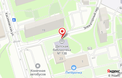 Детская библиотека №138 (102), Южный административный округ на карте