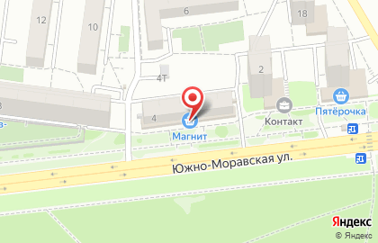 Магазин Памятники на Южно-Моравской улице на карте