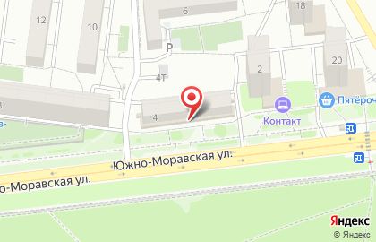 Мастерская по ремонту обуви на Южно-Моравской улице на карте