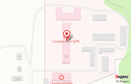 Сандовская центральная районная больница в Сандово на карте