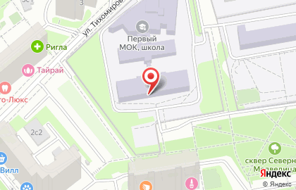 Технологический колледж №14 на улице Тихомирова на карте