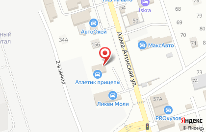 Агрегат сервис на Алма-Атинской улице на карте