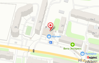 Мастерская по ремонту обуви на ул. Гурьянова, 22 на карте