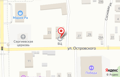 Агентство недвижимости Простор на улице Островского на карте