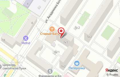 Магазин Суши Сет на метро Щукинская на карте