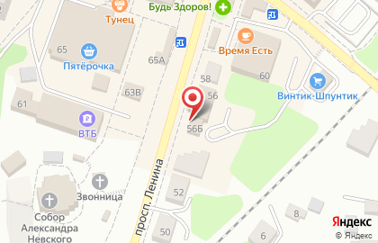 Склад-магазин Цветы Голландии на проспекте Ленина на карте