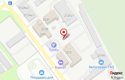 АГЗС Тринити в Железнодорожном районе на карте