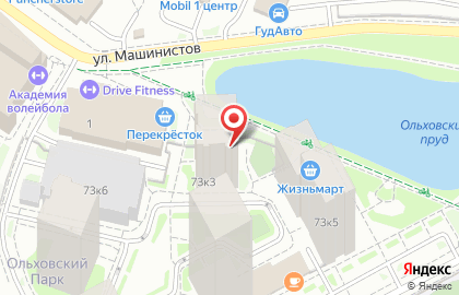 Частный детский сад-школа Согласие на улице Колмогорова на карте