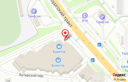 Торговый центр Бахетле в Приволжском районе на карте