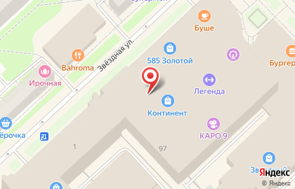Магазин одежды Glenfield в Московском районе на карте