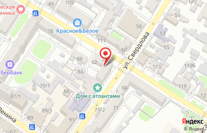 Юридическая Компания по банкротству физических лиц Бизнес-Юрист на улице Свердлова на карте