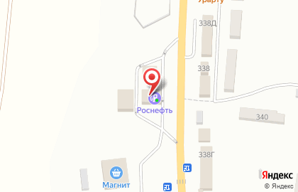 Автомойка Роснефть на улице Ленина на карте